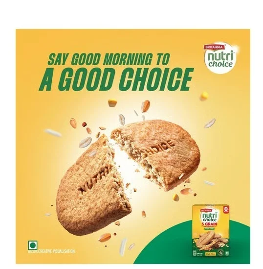 Britannia NutriChoice 5 Grain Digestive Biscuit - High Fiber, 200 g