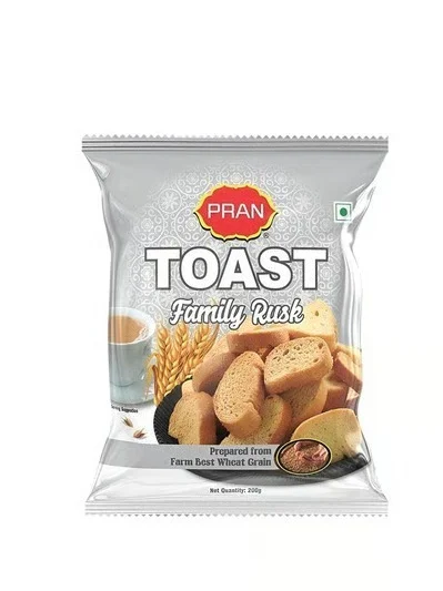 Pran Toast Family Rusk - Cholesterol Free, 200 g