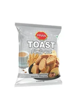 Pran Toast Family Rusk - Cholesterol Free, 200 g