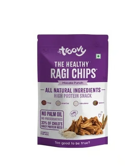 Troovy Healthy High Protein Ragi Chips - 70 g