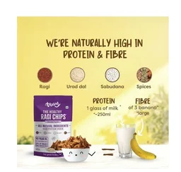 Troovy Healthy High Protein Ragi Chips - 70 g