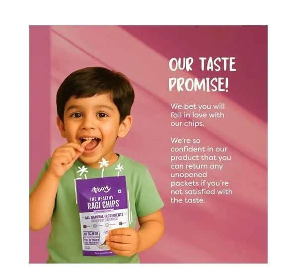 Troovy Healthy High Protein Ragi Chips - 70 g