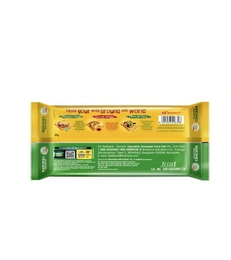 Britannia Nutrichoice Sugar Free Cracker - Cholesterol Free, 295 g