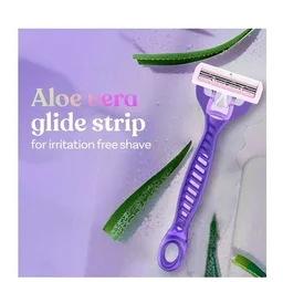 Bombae Vitamin E & Aloe Disposable Women's Razor for Women - All Skin Types, 1 pc