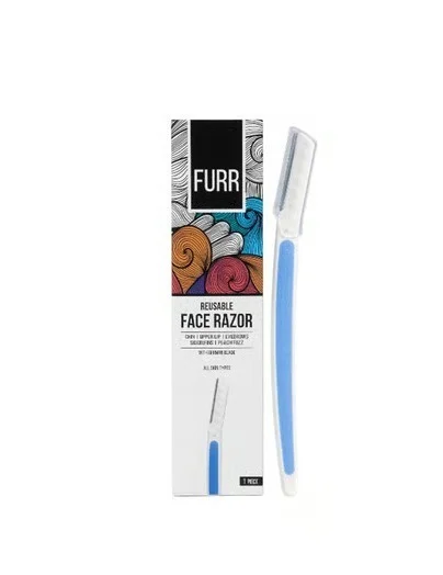 Furr By Pee Safe Reusable German Blade Face Razor - All Skin Types, 1 pc