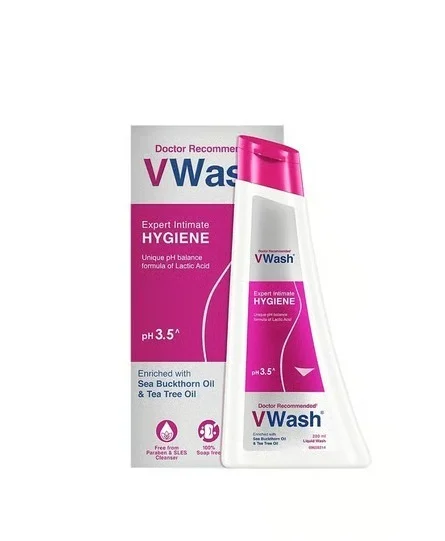 VWash Plus Expert Hygiene Intimate Wash - Sensitive Skin, 100 ml