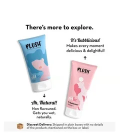 Plush Strawberry Flavoured Lubricant (for Men & Women) - Water Based, 50 ml