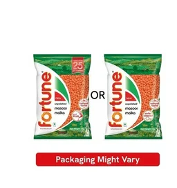 Fortune Malka Masoor Unpolished - Unpolished, 1 kg