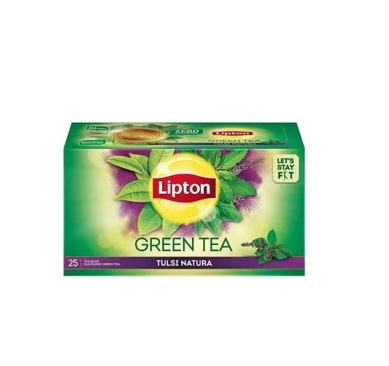 Lipton Tulsi Natura Green Tea Bags - Tulsi Tea, 25 pcs