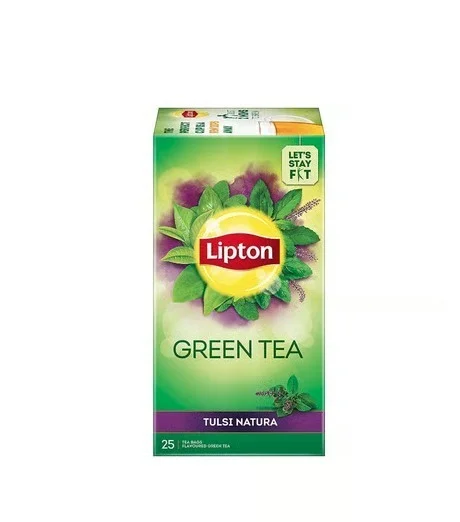 Lipton Tulsi Natura Green Tea Bags - Tulsi Tea, 25 pcs