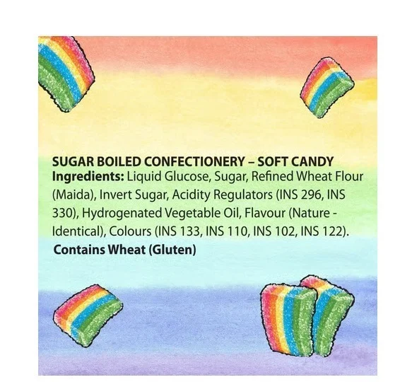 Chupa Chups Sour Bites Mixed Fruit Sour Candy - Mixed Fruit, 61.6 g