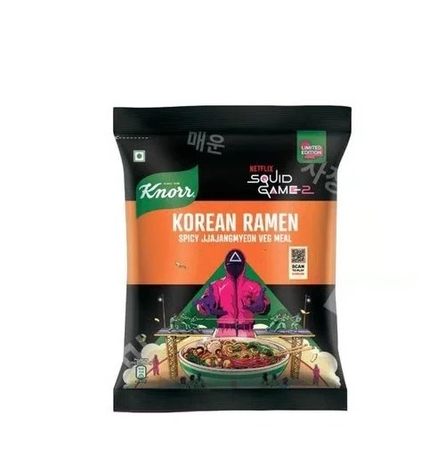 Knorr Korean Ramen Spicy Jjajangmyeon Flavoured Instant Noodles - 110g