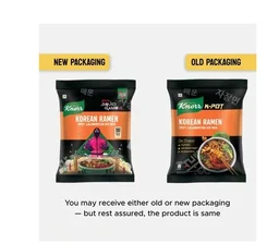 Knorr Korean Ramen Spicy Jjajangmyeon Flavoured Instant Noodles - 110g