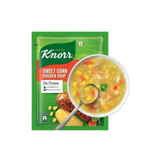 Knorr Sweet Corn Chicken Soup with No Added Preservatives - 40g