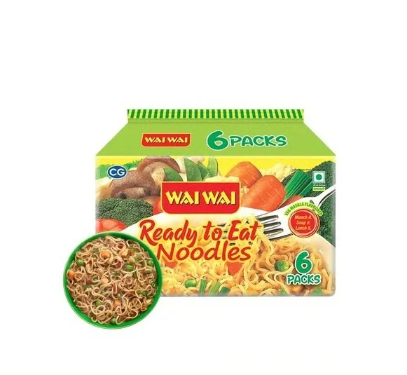 Wai Wai Ready To Eat Veg Masala Flavoured Noodles - 420G