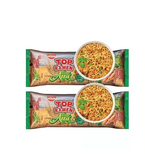 Top Ramen Atta Masala Noodles - Pack of 2 - 2 x 280 g
