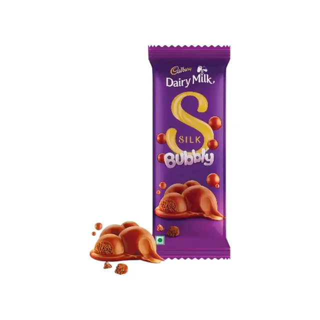 Cadbury Dairy Milk Silk Bubbly Small Milk Chocolate Bar - 46g