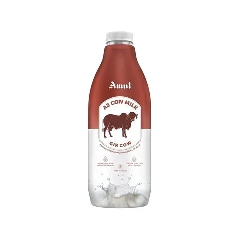 Amul Gir Cow A2 Milk - 200 g, 1 ltr