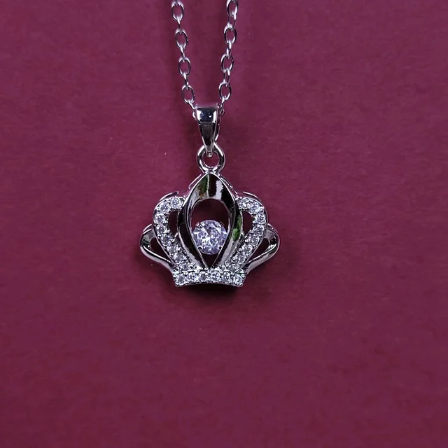 Kiyu Ziyu Chain With Crown Shape Locket - PKZ008