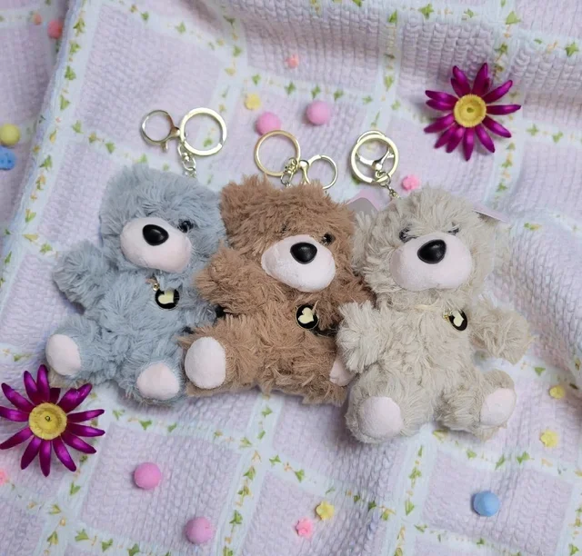 Premium Quality Plush Key Chain Puppy 1Pc