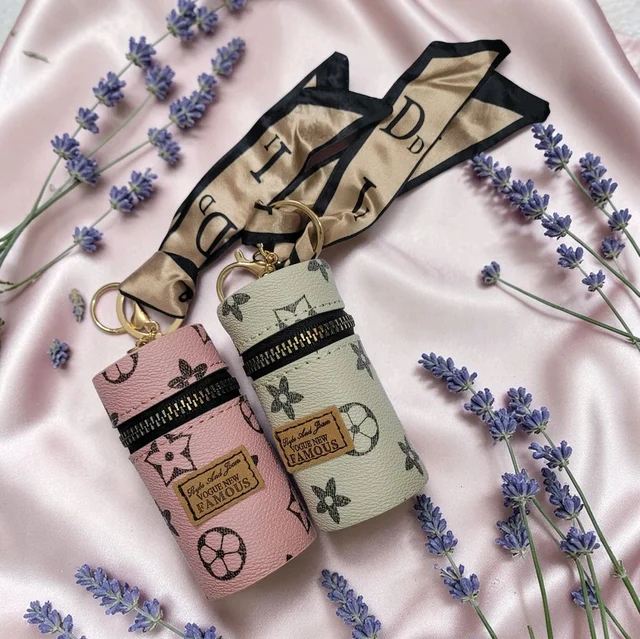 Luxury Monogram Coin Pouch Keychain