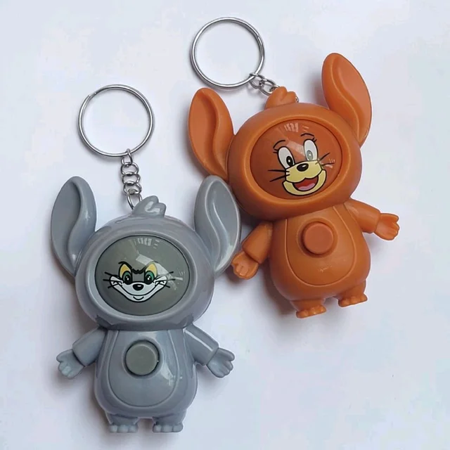 Tom And Jerry Face Changing Keychain