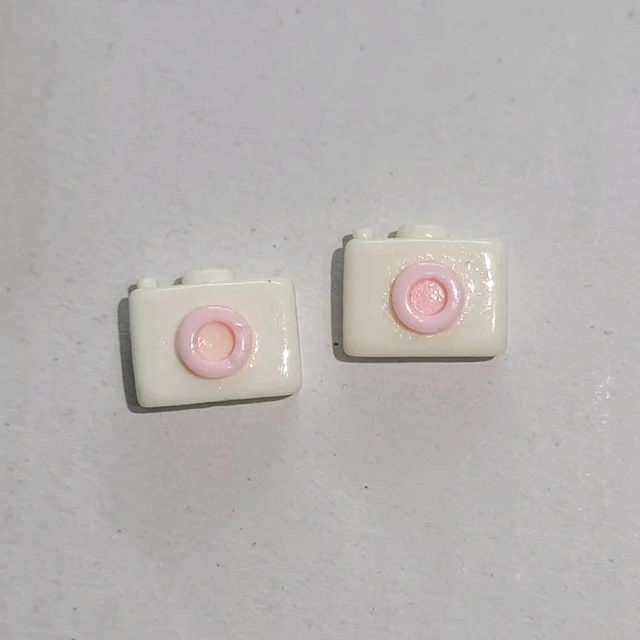 Kids Ear Studs-Camera
