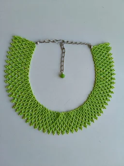 Collar Necklace - Light Green Sizzler Fashionifyy-M/J353 - LIGHT GREEN