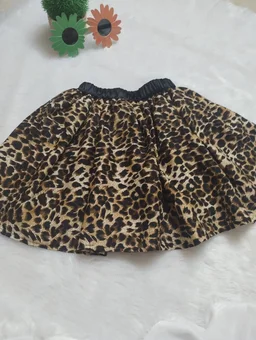 FASHIONIFYY Tiger Print 3-Layer Ballet Skirt for Girls | Fashionifyy - 4yr