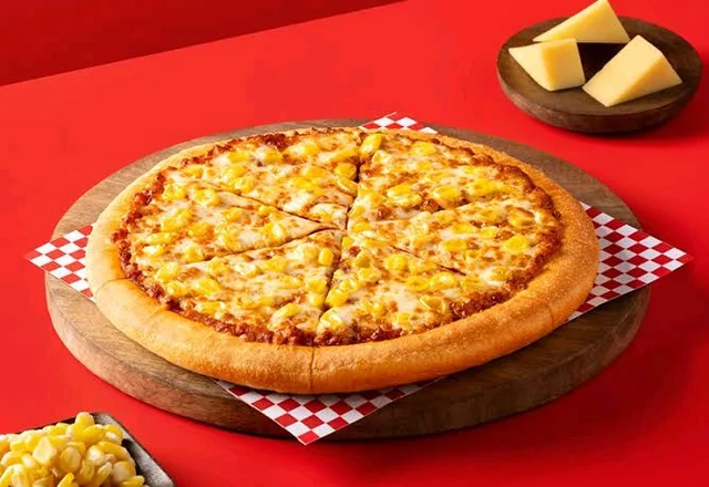 Corn And Cheese Pizza - large