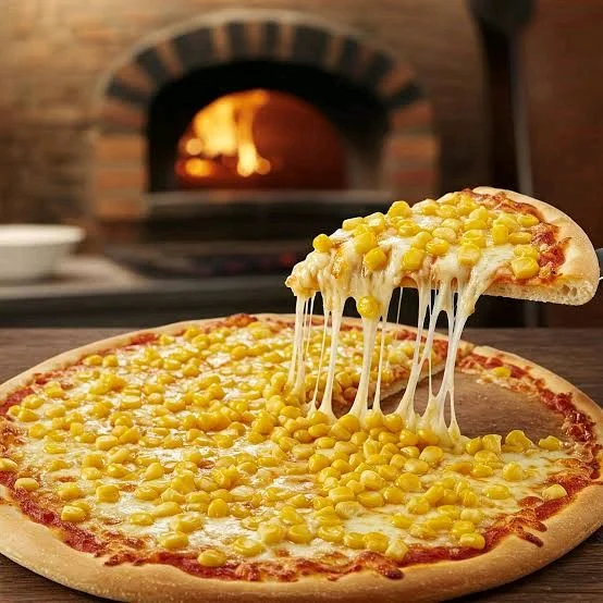 Corn And Cheese Pizza - large