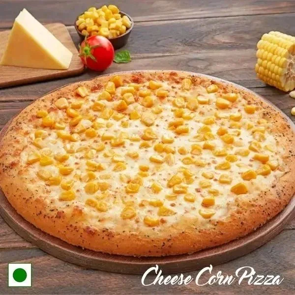 Corn And Cheese Pizza - large