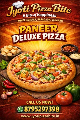 Paneer Deluxe Pizza - small