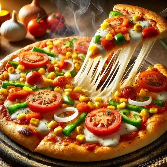 Spicy Mix Veg Pizza - medium