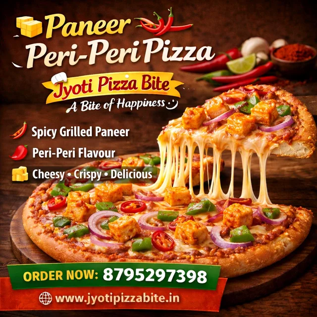 Paneer Peri-Peri Pizza - large
