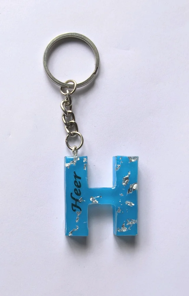 Blue letter with name - 3.9 cm, Picton Blue