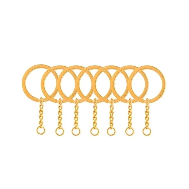 Keychain Ring 14002a2 - Buddha Gold, 30 mm