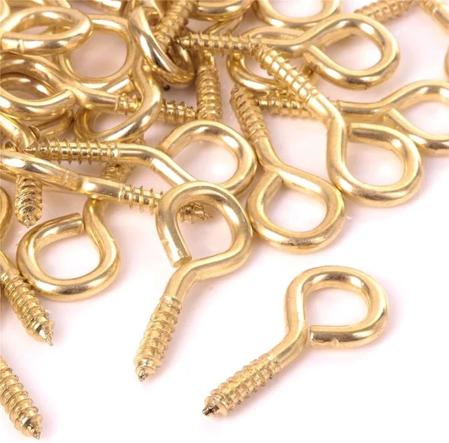 Eye Hook For Keychain Jewellery - Buddha Gold