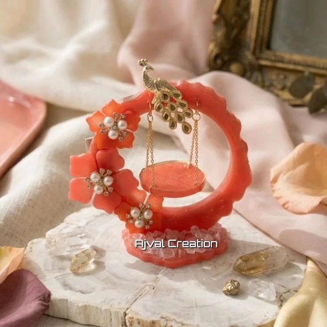 Red Jhula With Light 5" - Red, 5 Inch