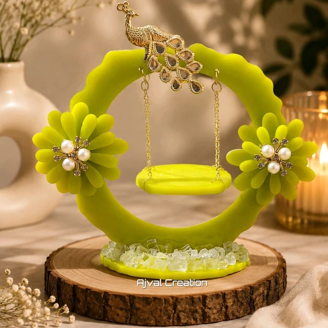 Light Green Jhula - Electric Lime, 5 Inch