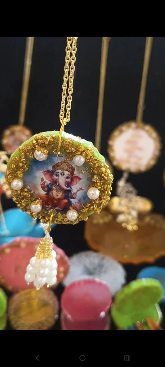 2" Car Hanging ganesha