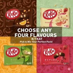 Get Any Four Pieces Kitkat Flavours