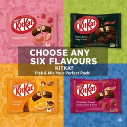  Get Any Six Pieces Kitkat Flavours 