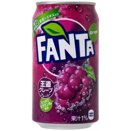 Fanta Grape Soda Japanese Soft Drink 350 ml
Fanta Grape is one of the most popular flavors of the Fanta series. This special Japanese Fanta Grape soda has an even fruiter grape flavor that tastes like real grapes!
This soda is also packed with vitamin B6, so you don't have to feel bad about indulging in a soda knowing you're getting beneficial vitamins while drinking It. 