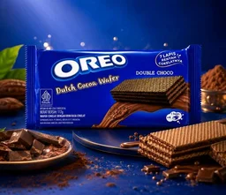 Oreo Dutch Cocoa Wafer Biscuits – Double C | Crispy Chocolate Wafer Snack