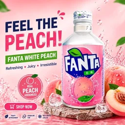 Fanta White Peach 300ml Japan