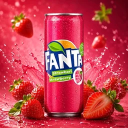 Fanta Strawberry Can 330ml Strawberry Soft Drink