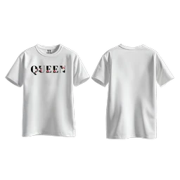 Trendy Togs Queen Bloom Edition Cotton T-shirt For Girls - S, White