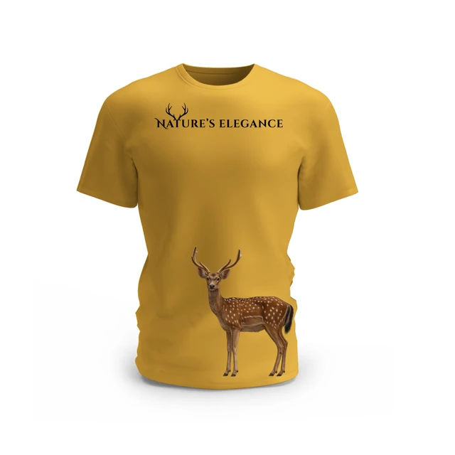 Trendy Togs Nature's Elegance Cotton T-shirt - L, Yellow