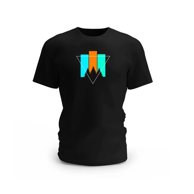 Trendy Togs Outdoor Aero Design Cotton T-shirt - XS, Black